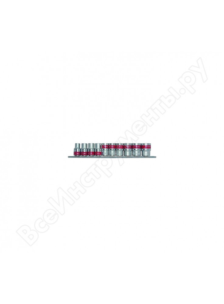Набор удлин. торцевых головок 1/2" 6-ти гр. 10шт. 10-22мм. Matrix