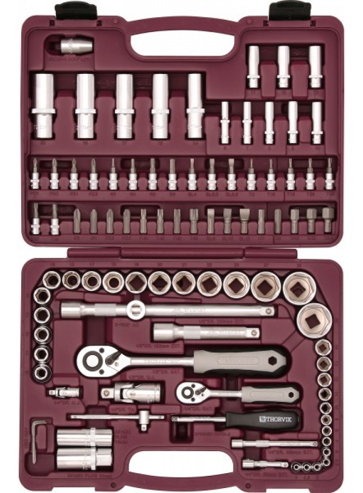 Набор инструмента универсальный 1/4", 1/2"DR (94 пред.)
