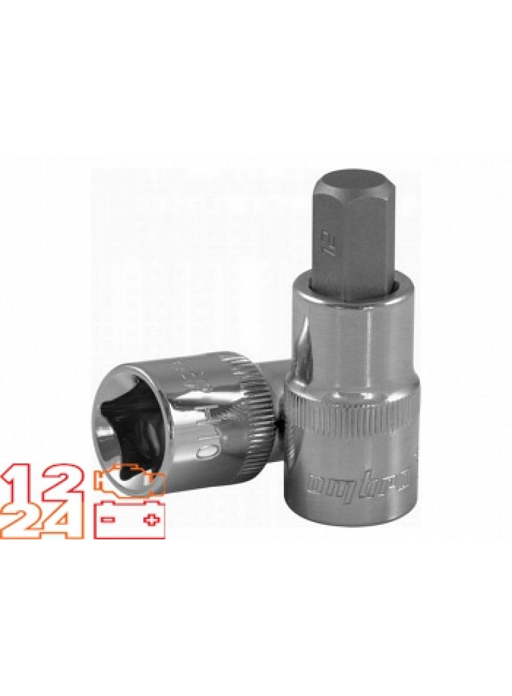 Насадка 1/2DR с вставкой HEX H 12 мм